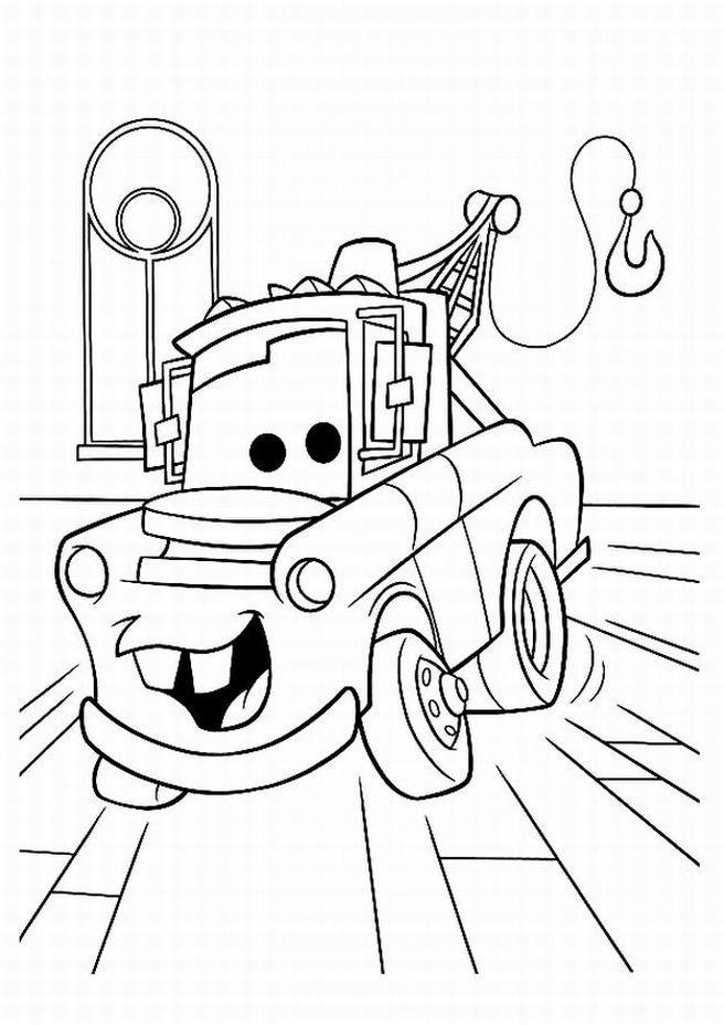 dibujos de cars para colorear