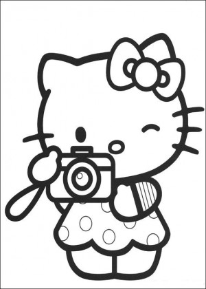 dibujos de hello kitty para imprimir