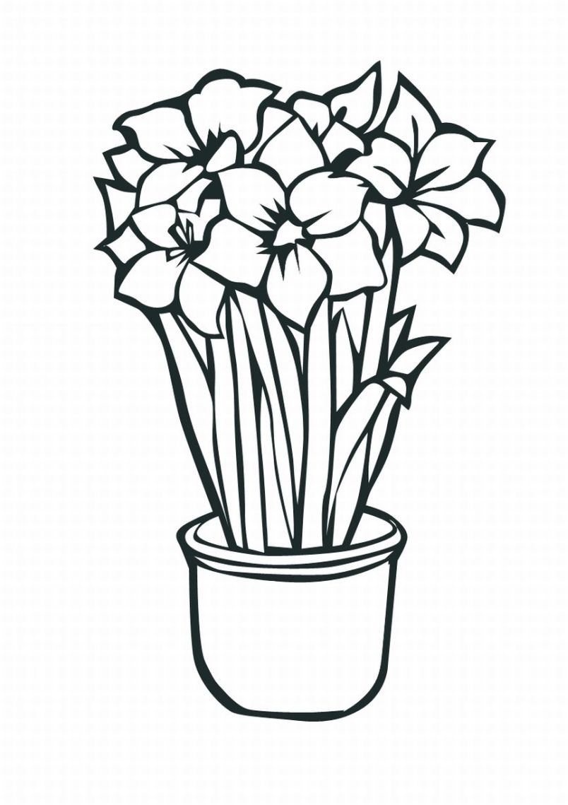 dibujos flores para colorear