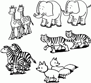 dibujos para colorear animales