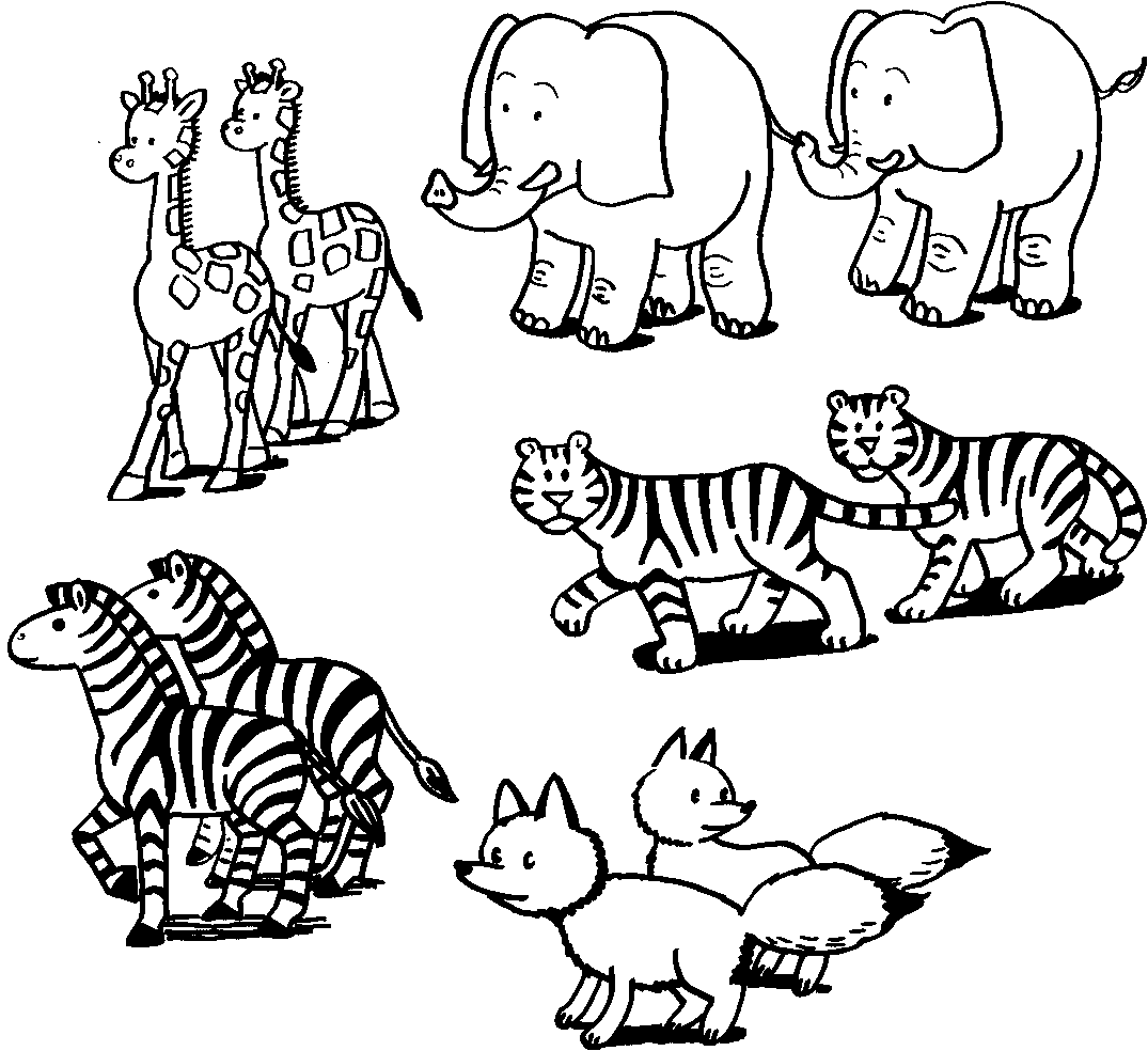 dibujos para colorear animales