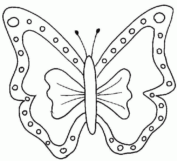 dibujos para colorear mariposas