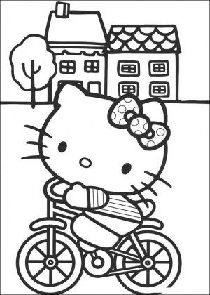 hello kitty para colorear