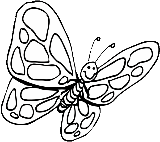 mariposa para pintar