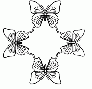 mariposas para colorear e imprimir