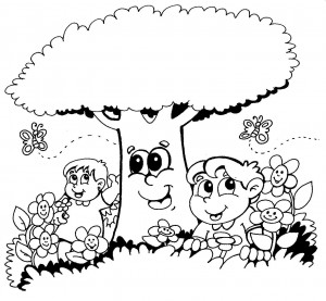 Featured image of post Arbol Para Colorear Animado