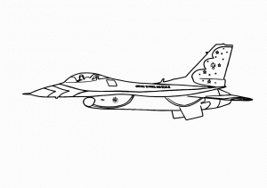 avion para dibujar