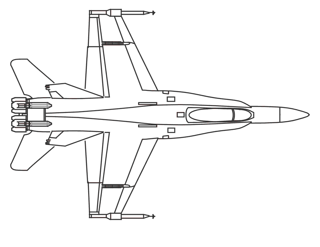 aviones para colorear