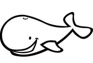 ballena para colorear