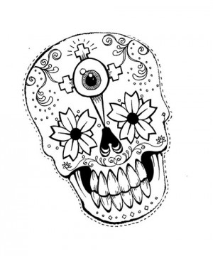 calaveras para dibujar