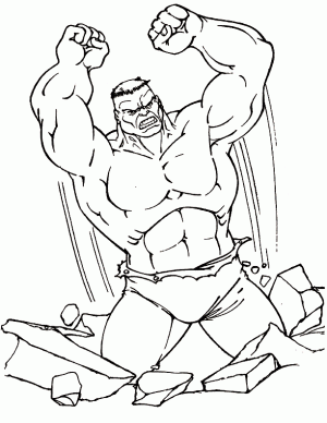 colorear hulk