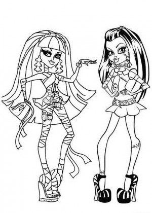 colorear monster high