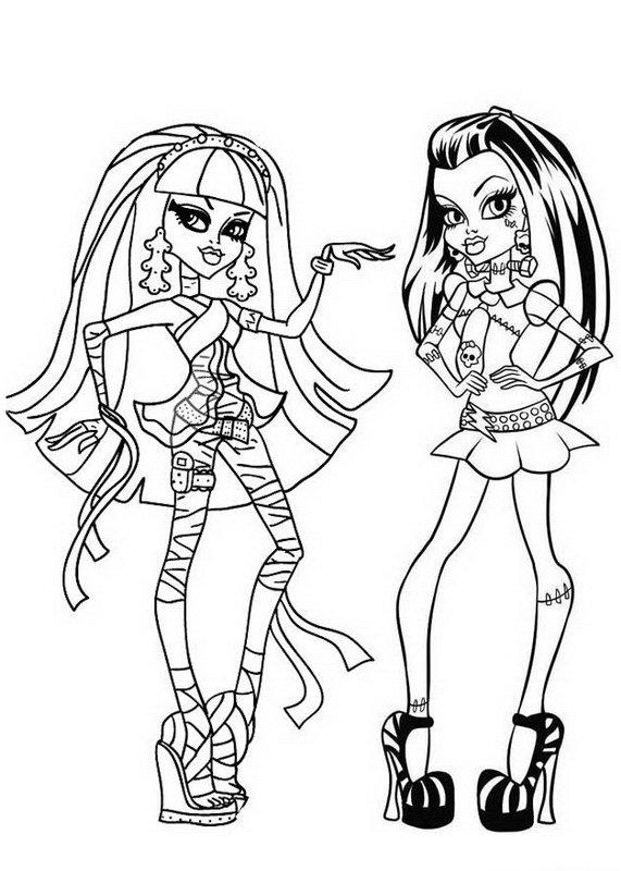 colorear monster high