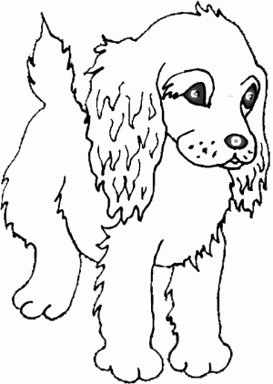 dibujo de perro para colorear