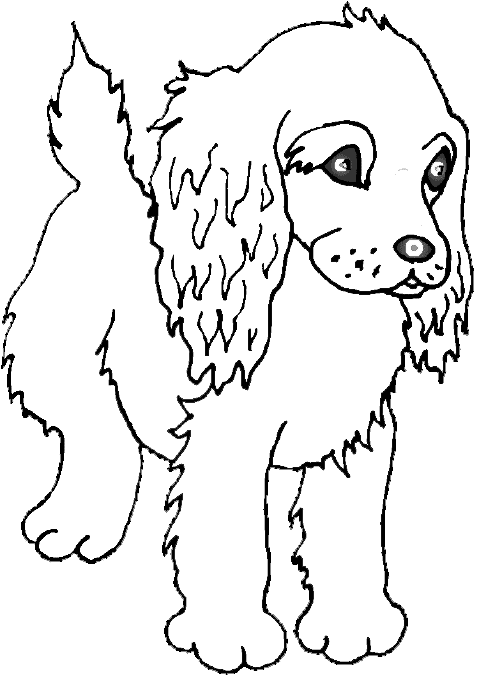 dibujo de perro para colorear