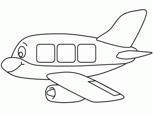 dibujos de aviones para pintar