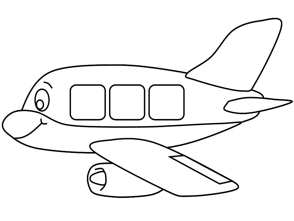 dibujos de aviones para pintar