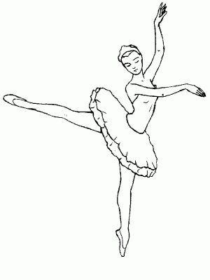 dibujos de bailarinas para colorear