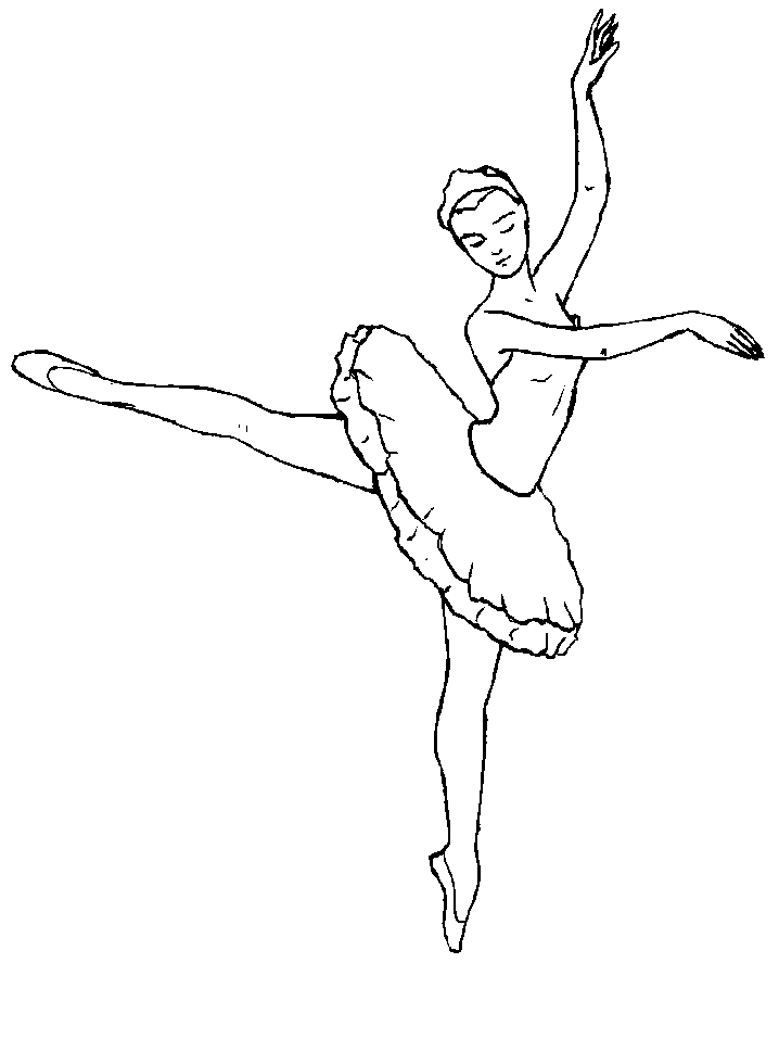 dibujos de bailarinas para colorear