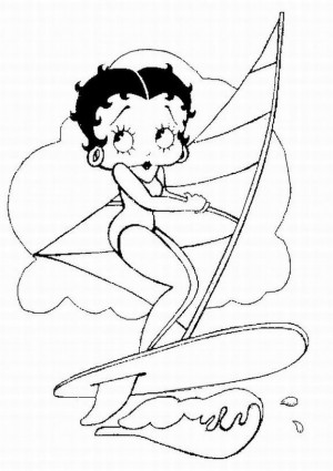 dibujos de betty boop para pintar