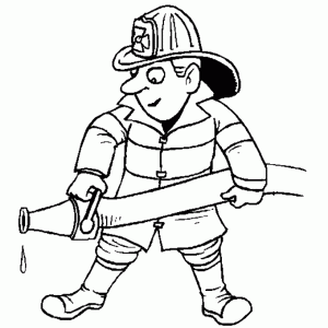 dibujos de bomberos para imprimir
