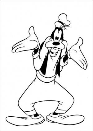 dibujos de goofy para colorear