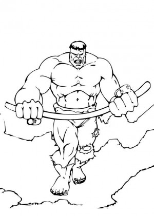 dibujos de hulk para imprimir