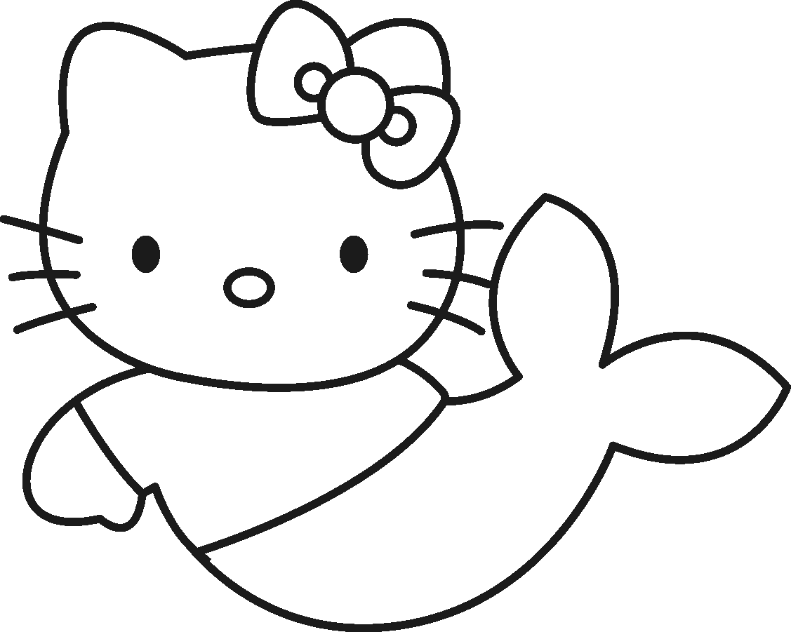 dibujos de la hello kitty para colorear