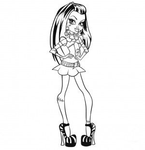 dibujos de monster high para imprimir