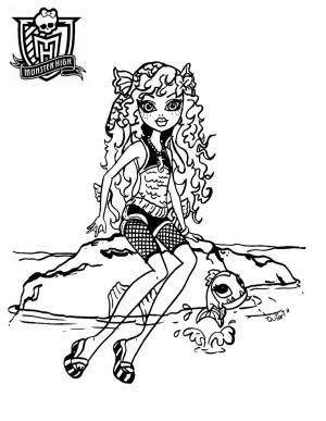 dibujos de monster high para pintar