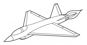 dibujos para colorear avion