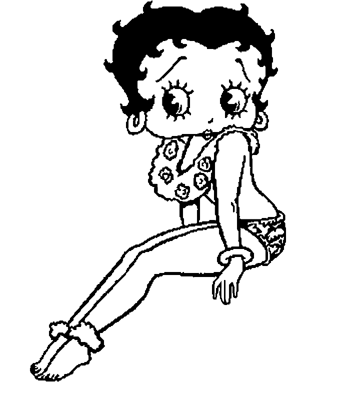 dibujos para colorear betty boop