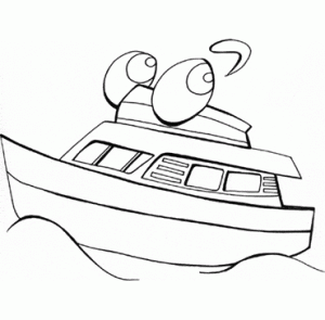 dibujos para colorear de barcos