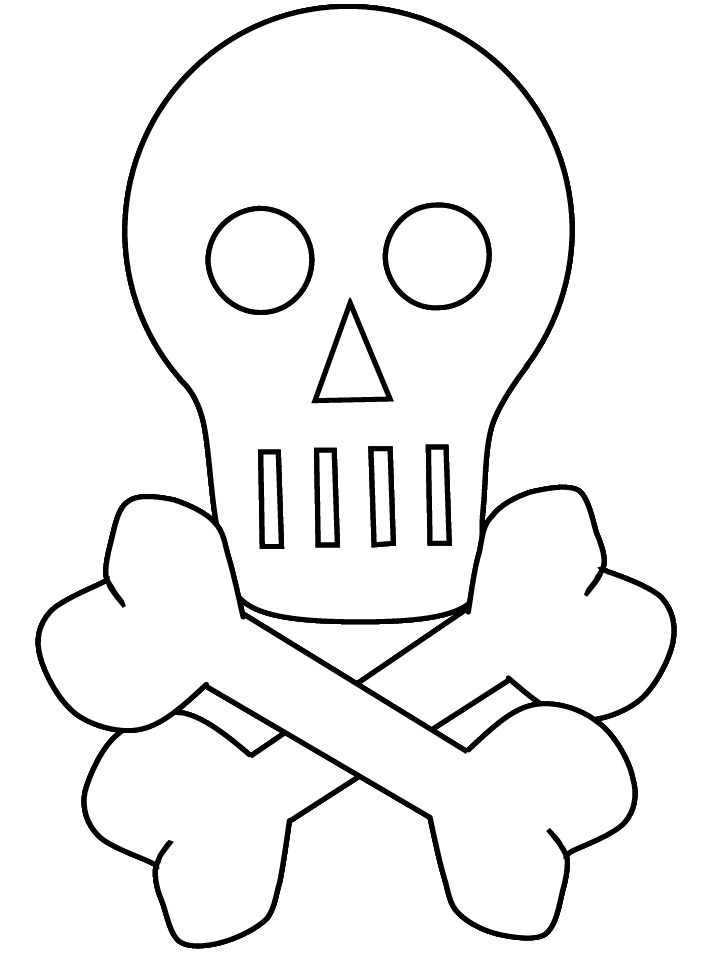 dibujos para colorear de calaveras