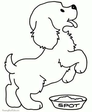 dibujos para colorear de perritos