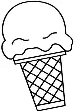 dibujos para colorear helados