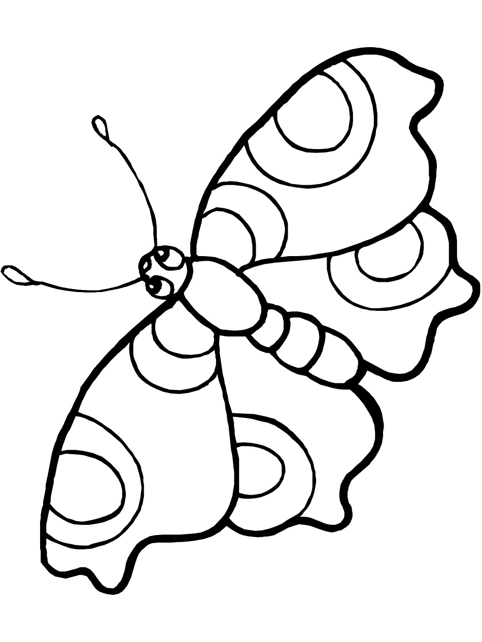 dibujos para colorear mariposas