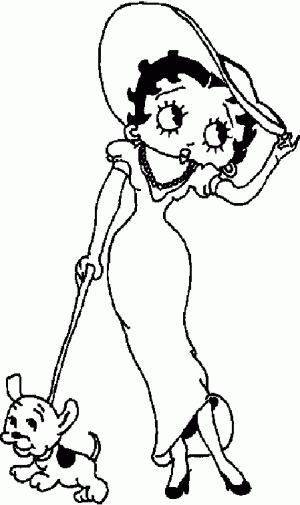 dibujos para imprimir de betty boop