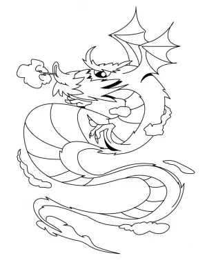dibujos para imprimir de dragones