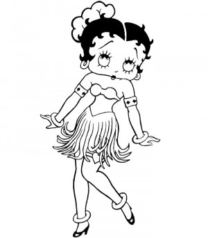 dibujos para pintar de betty boop