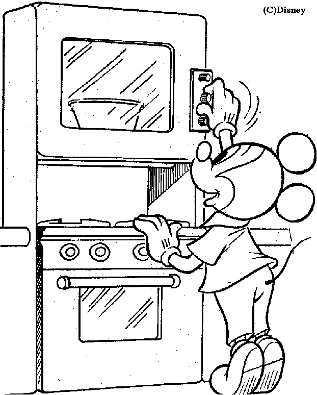 dibujos para pintar de cocina