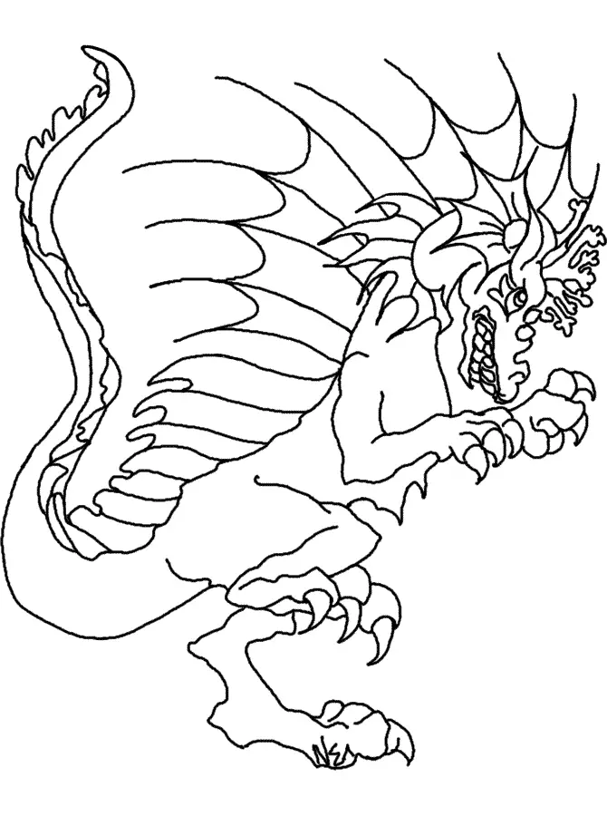 dragones faciles de dibujar
