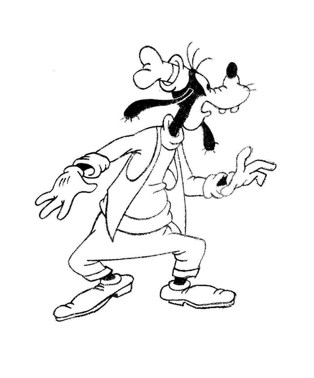 goofy disney para pintar