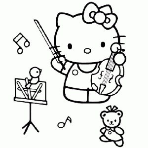 hello kitty para dibujar