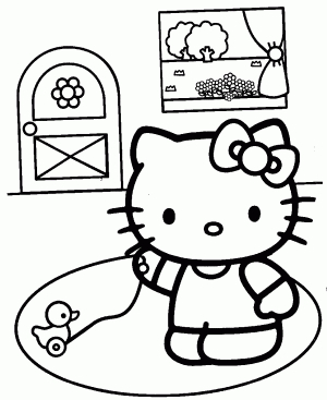 imagenes de hello kitty para pintar