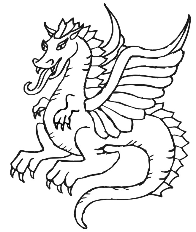 imagenes para dibujar de dragones