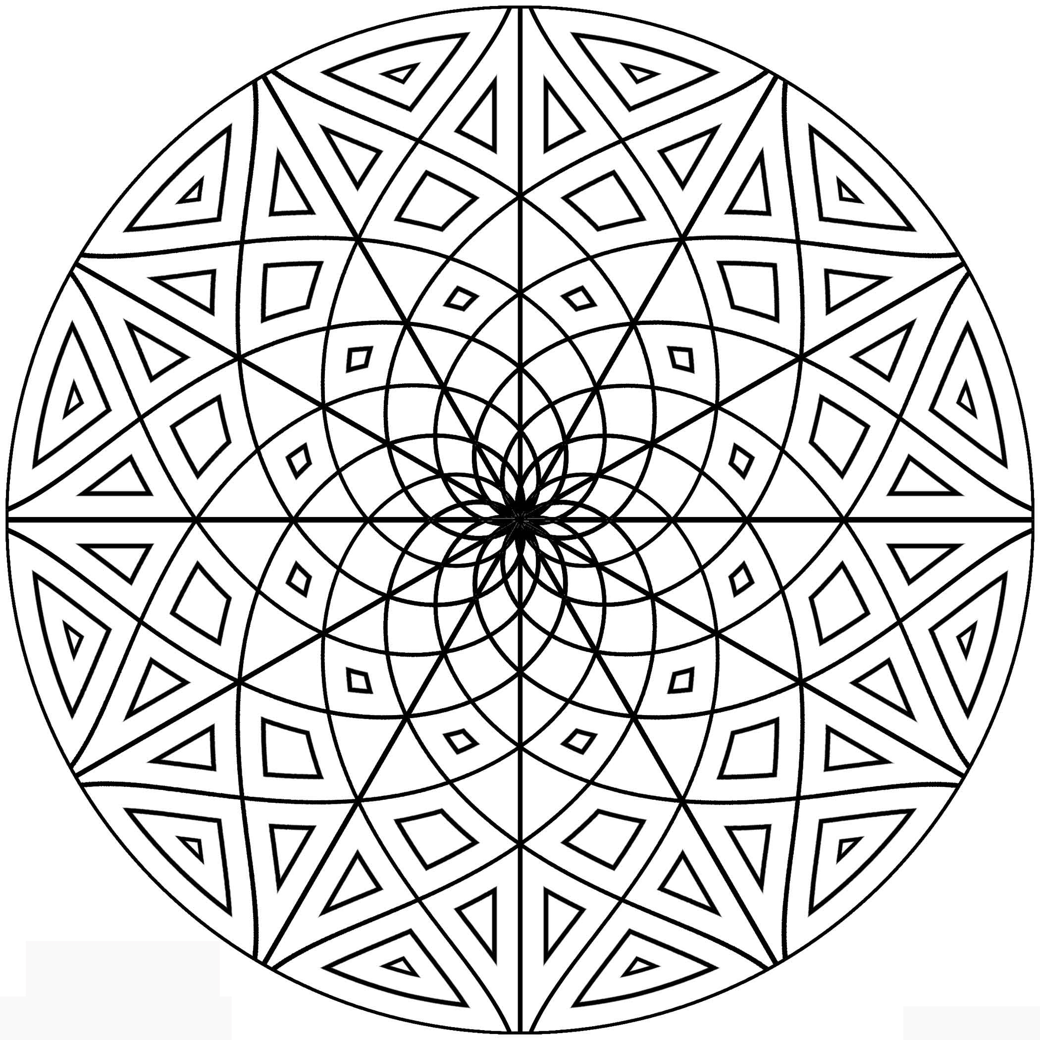 mandala para colroear