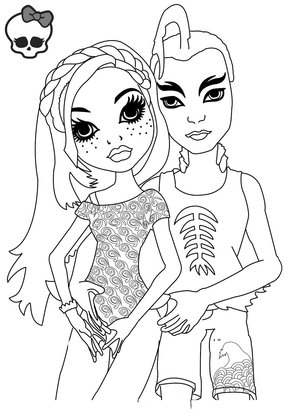 monster high para colorear