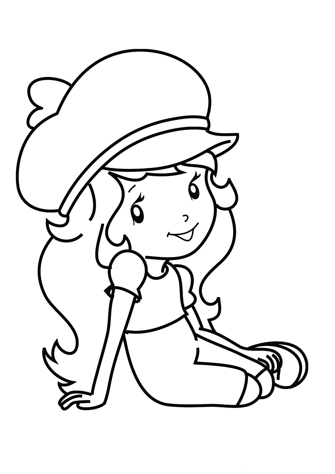 nina dibujo para colorear