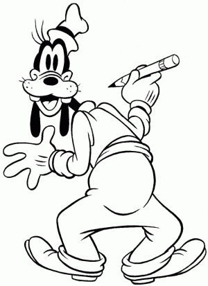 imagen de goofy para imprimir